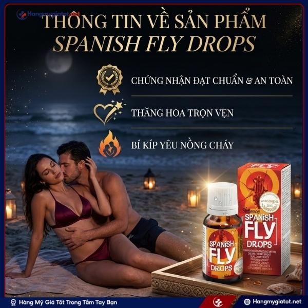 Giới thiệu sản phẩm Nước Uống Spanish Fly Drops 