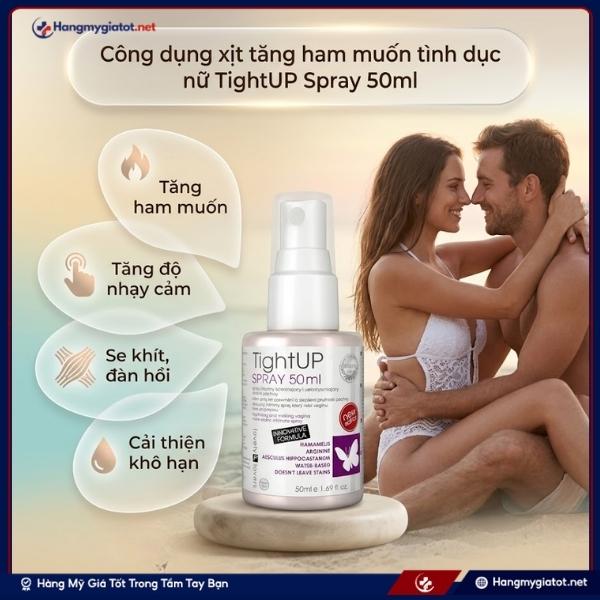 Công dụng của TightUP Spray 50ml
