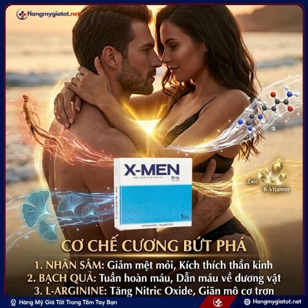 Thành phần Viên Uống X-men 