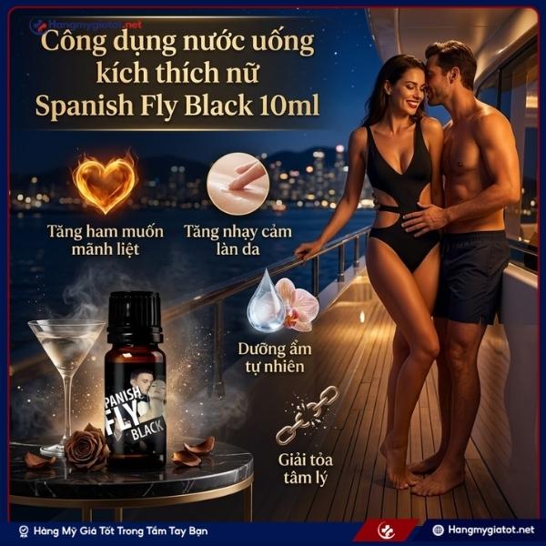 Công dụng Spanish Fly Black 10 ml