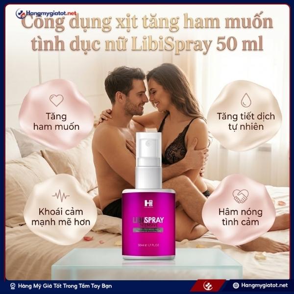 Công dụng LibiSpray 50 ml
