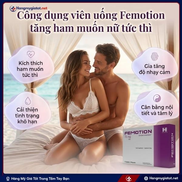 Công dụng viên uống Femotion