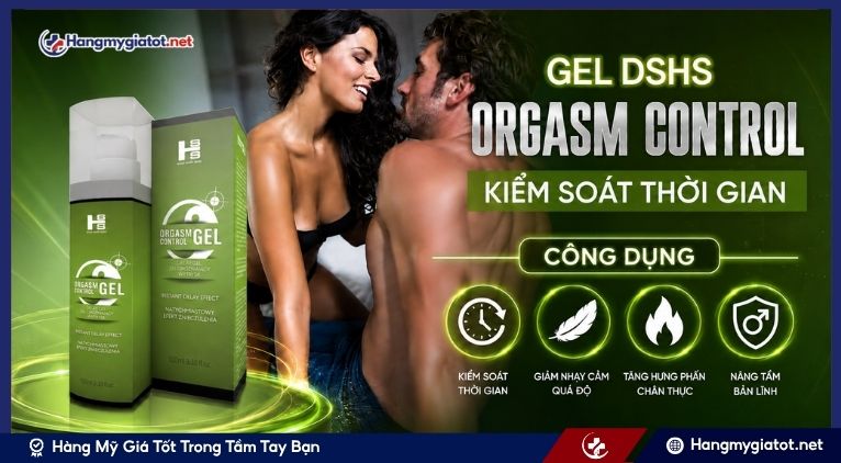 Công dụng Gel DSHS Orgasm Control 100ml