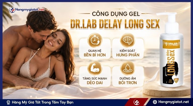 Công dụng Gel Dr.Lab Delay Long Sex 150ml