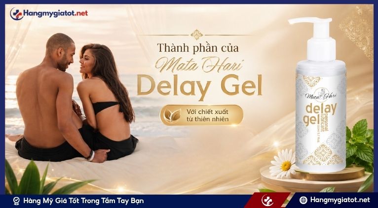 Thành phần của Mata Hari Delay Gel 150ml