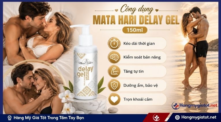 Công dụng Mata Hari Delay Gel 150ml