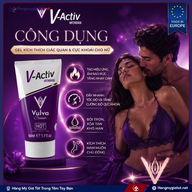 Công dụng vượt trội của Activ Woman Vulva Cream 50ml
