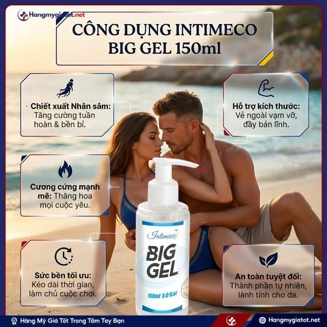 Công dụng Big Gel 150ml