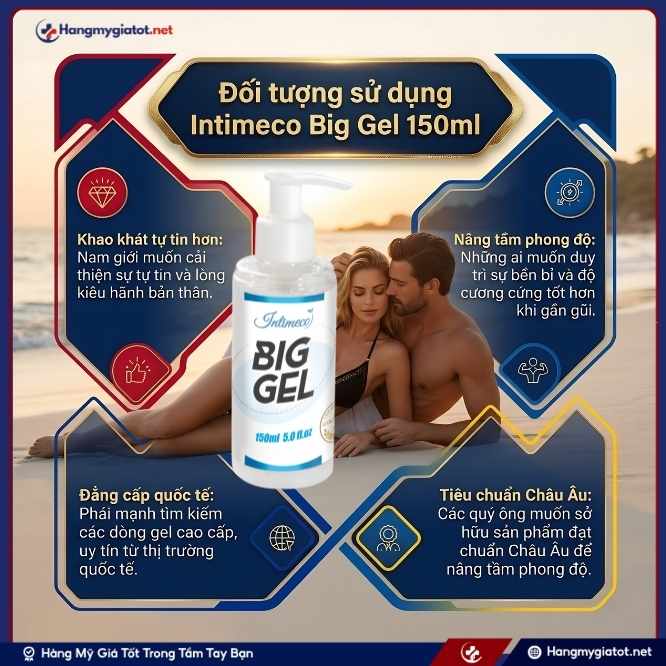Đối tượng sử dụng Big Gel 150ml