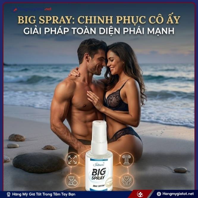 Công Dụng Của Xịt Tăng Kích Thước Dương Vật Big Spray