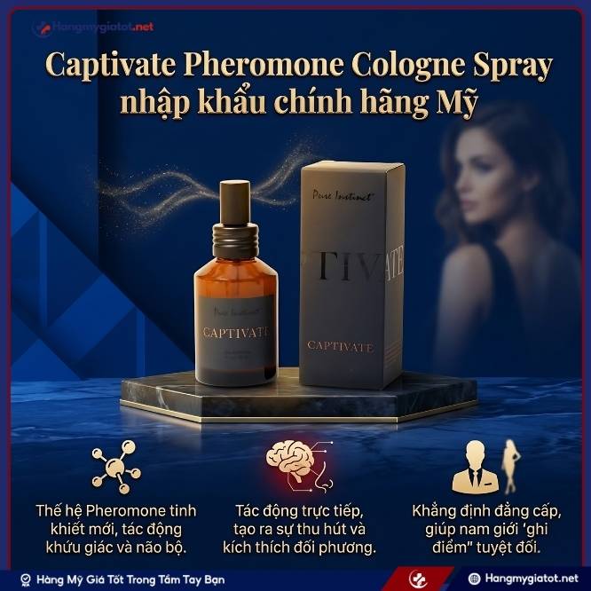 Thông Tin Về Nước Hoa Captivate Pheromone Cologne Spray