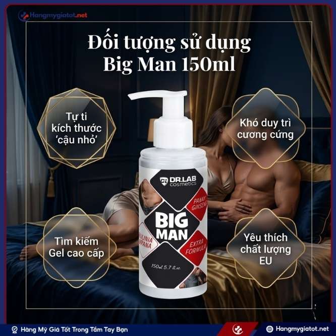Đối tượng sử dụng Dr.Lab Big Man 150ml