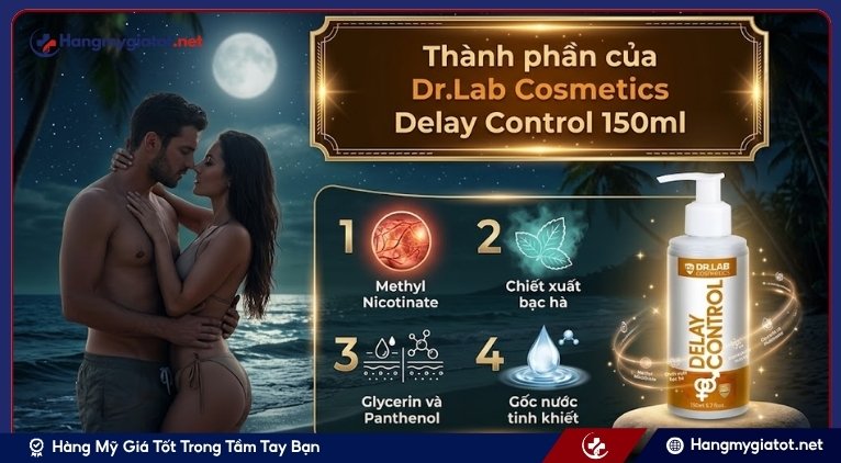 Thành phần của Dr.Lab Cosmetics Delay Control 150ml