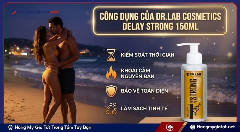 Công dụng của Dr.Lab Cosmetics Delay Strong 150ml