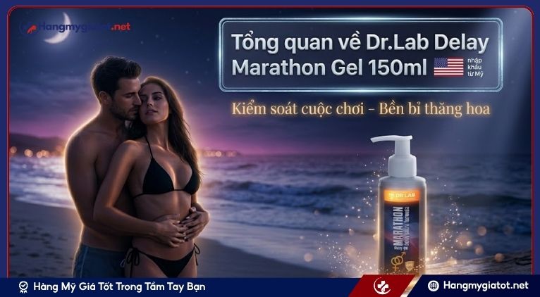 Tổng quan về Dr.Lab Delay Marathon Gel 150ml nhập khẩu từ Mỹ