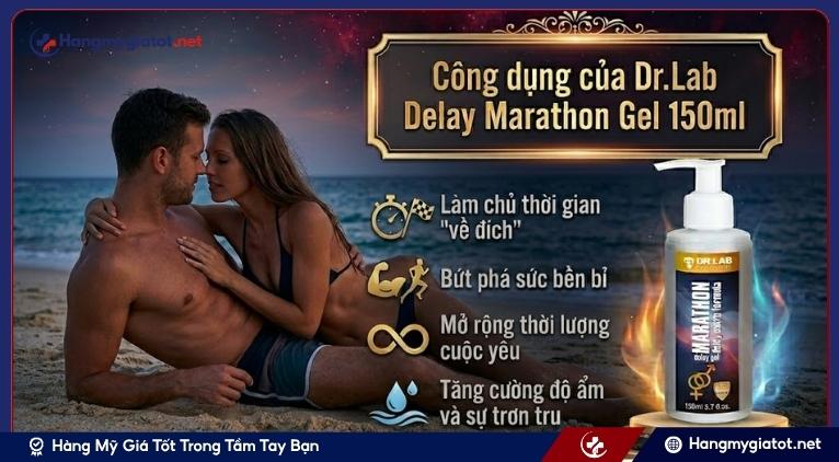 Công dụng của Dr.Lab Delay Marathon Gel 150ml