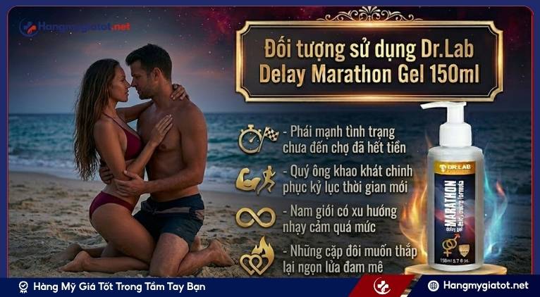 Đối tượng sử dụng Dr.Lab Delay Marathon Gel 150ml