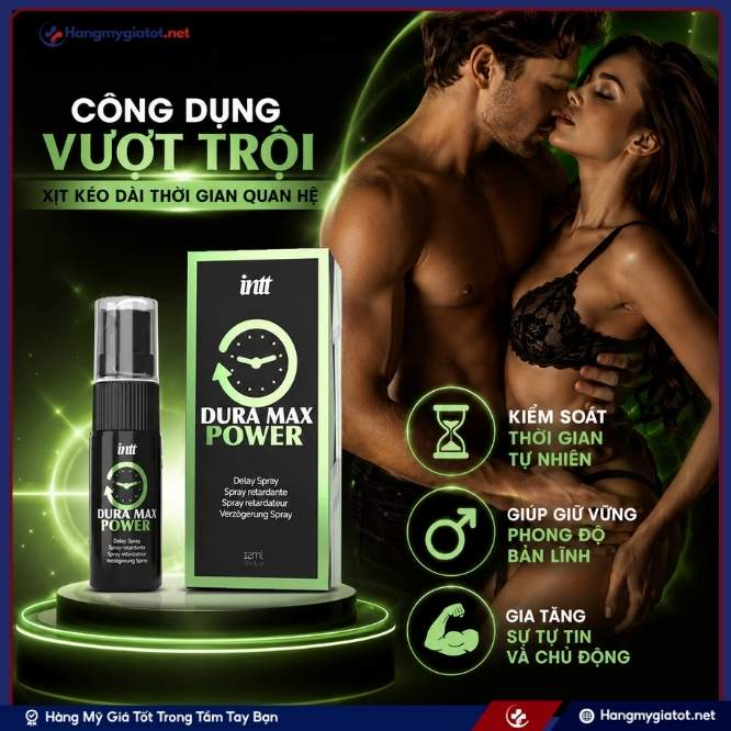 Lợi ích vượt trội của Dura Max Power Delay Spray 12ml
