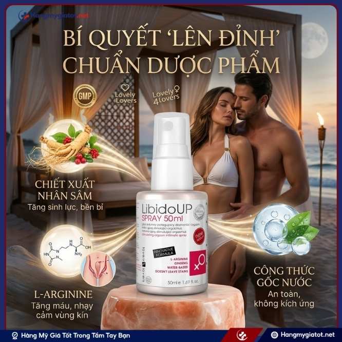 Thành phần chai xịt LibidoUP Spray 50ml