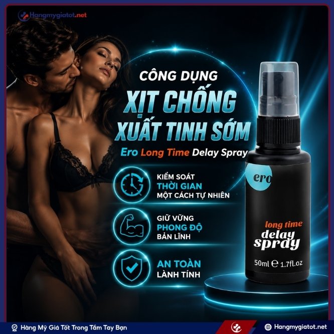 Công dụng của Long Time Delay Spray 50ml