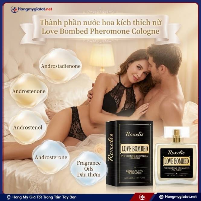 Thành Phần Khoa Học Của Love Bombed Pheromone Cologne