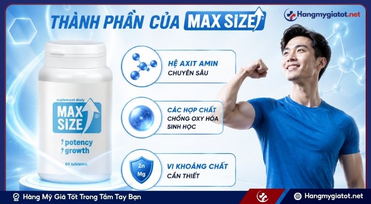 Thành phần của MAX SIZE