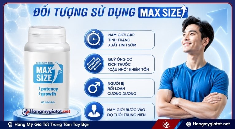 Đối tượng sử dụng MAX SIZE