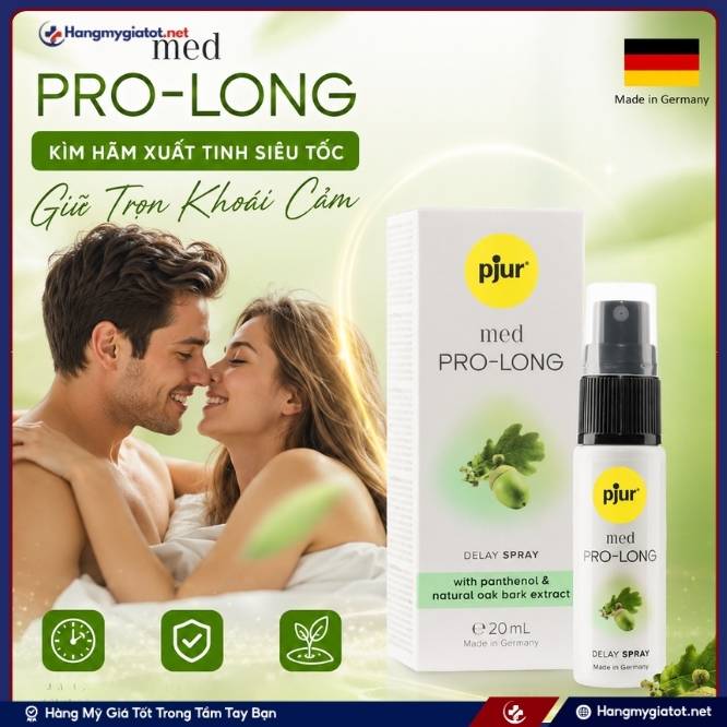 Tổng quan về chai xịt Med PRO-LONG Delay Spray