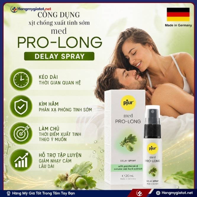 Công dụng vượt trội của Med PRO-LONG Delay Spray