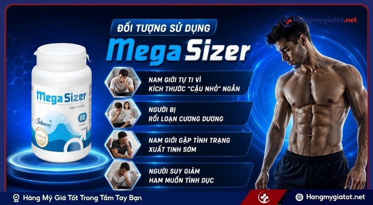 Đối tượng sử dụng MegaSizer 60 viên