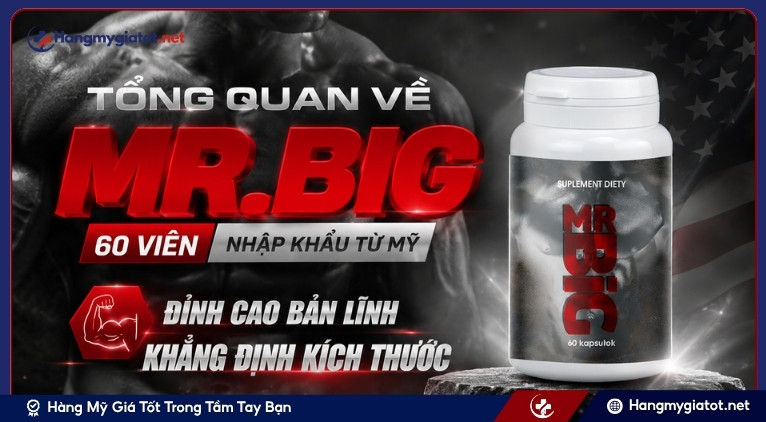 Tổng quan về MR.BIG 60 viên nhập khẩu từ Mỹ