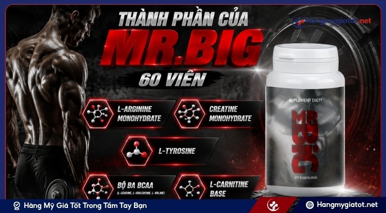 Thành phần của MR.BIG 60 viên