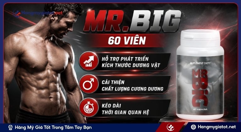 Công dụng của MR.BIG 60 viên
