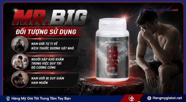 Đối tượng sử dụng MR.BIG 60 viên