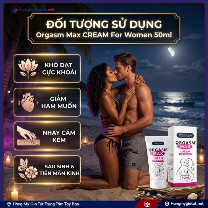 Những Ai Nên Sử Dụng Orgasm Max CREAM For Women?