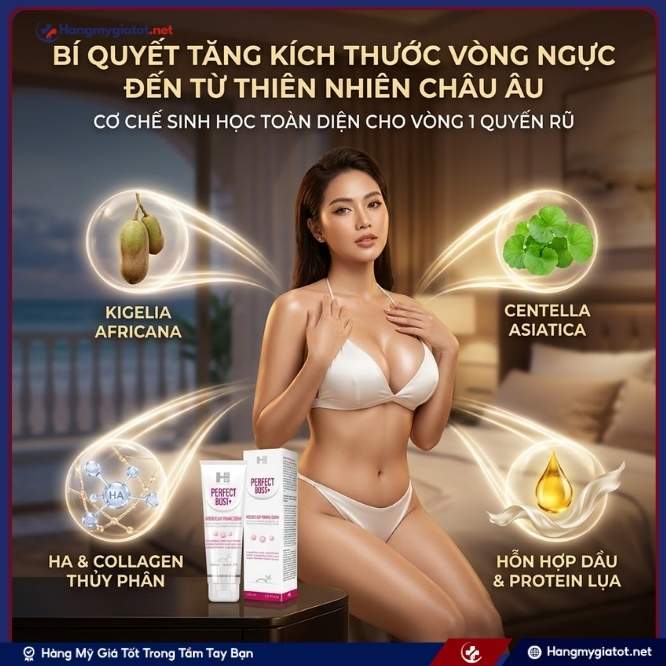 Thành phần có trong gel Perfect Bust+ 150ml