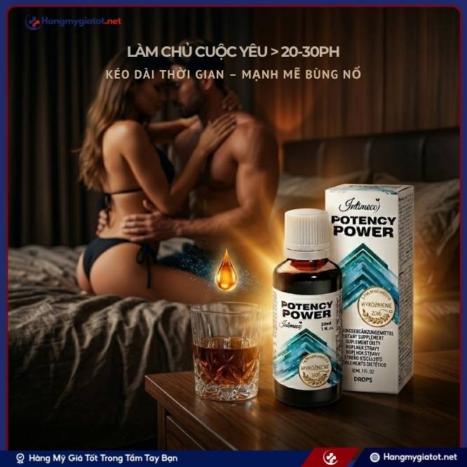 Công dụng của nước uống Potency Power 30ml