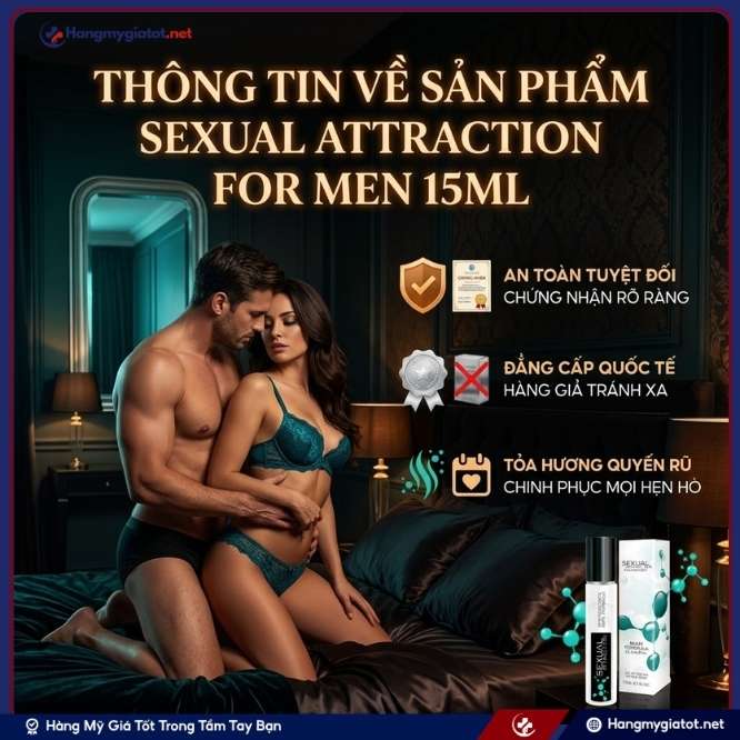 Tổng quan về nước hoa Sexual Attraction For Men 15ml