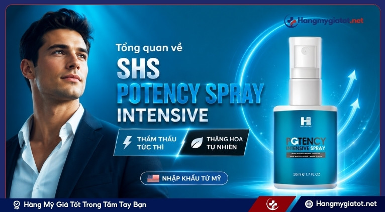 Tổng quan về SHS Potency Spray Intensive 50ml nhập khẩu từ Mỹ