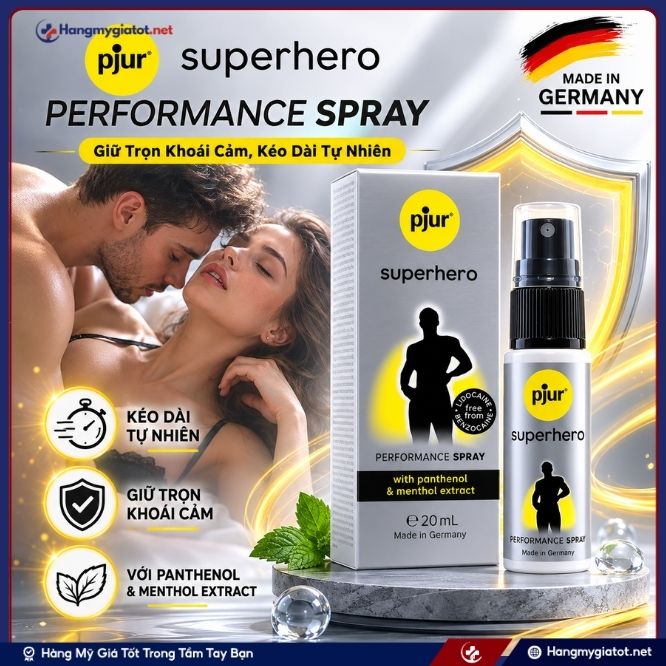 Thông tin về sản phẩm Superhero Performance Spray 20ml