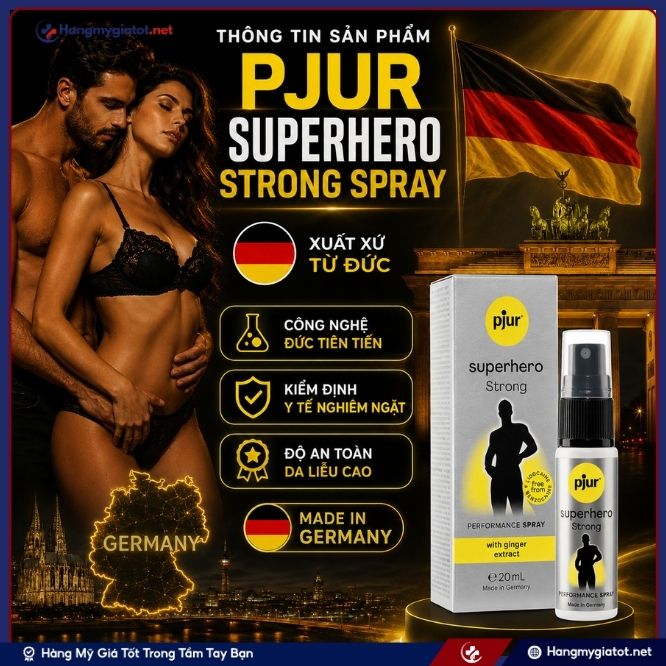 Tổng quan về sản phẩm Superhero Strong Spray 20ml