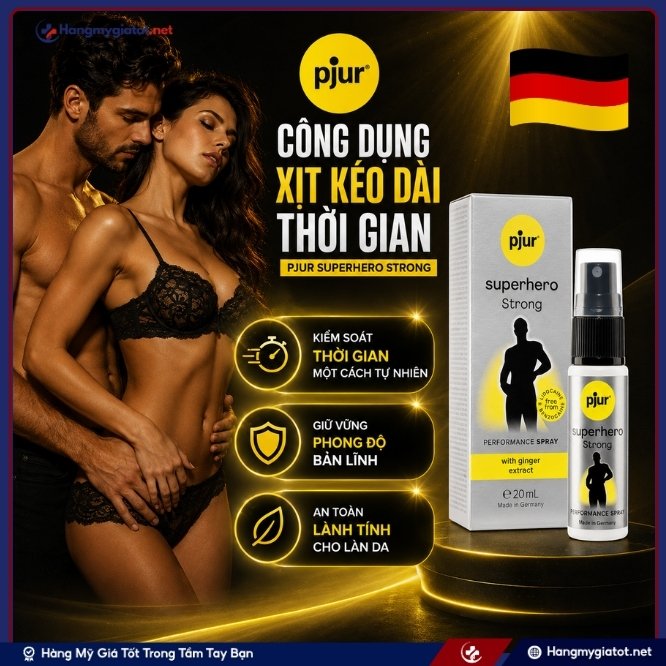 Công dụng vượt trội của Superhero Strong Spray 20ml