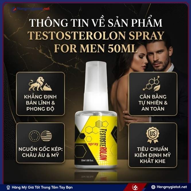 Thông Tin Tổng Quan Về Testosterolon Spray For Men