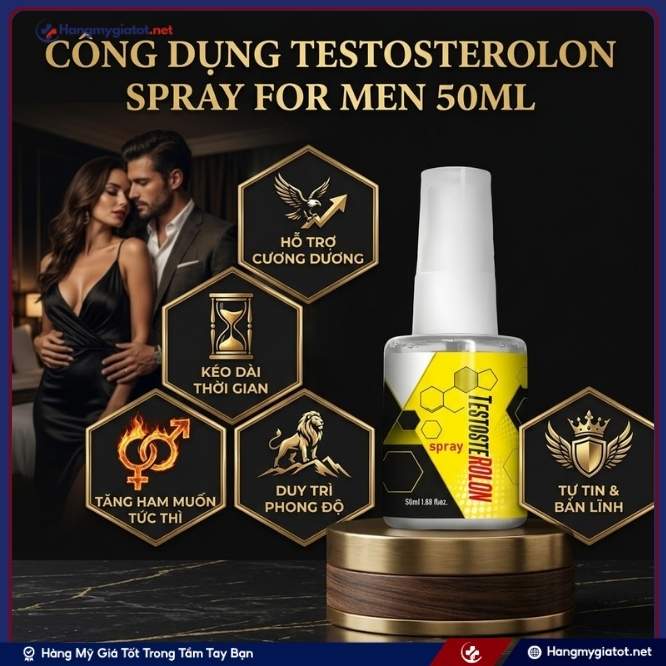 Công Dụng Vượt Trội Của Testosterolon Spray For Men