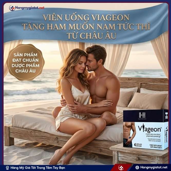 Thông tin về viên uống Viageon 1 vỉ 4 viên