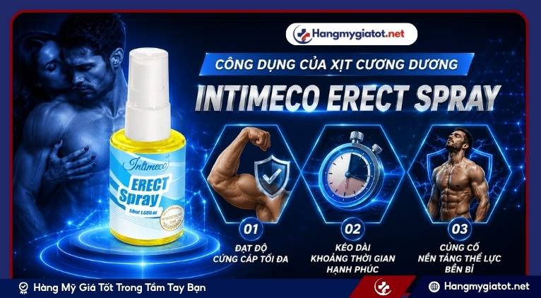 Công Dụng Của Xịt Cương Dương Intimeco Erect Spray