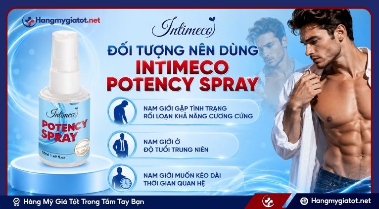 Đối Tượng Nên Dùng Intimeco Potency Spray