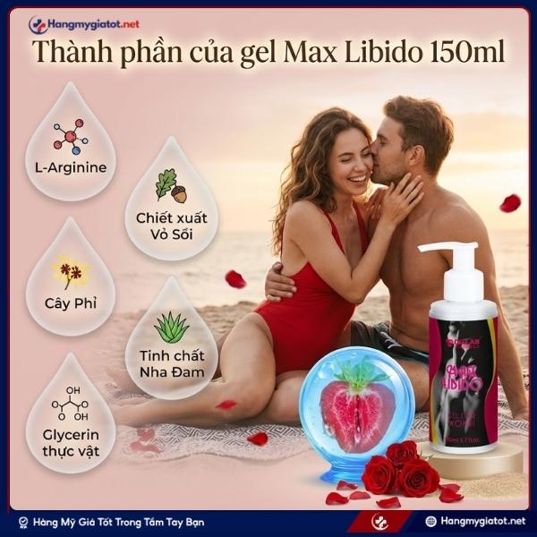 Thành phần Gel Max Libido 150ml