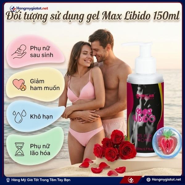 Đối tượng sử dụng Gel Max Libido 150ml
