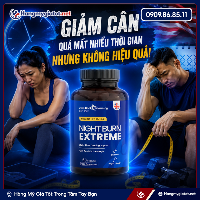 Viên Uống Giảm Cân Cao Cấp Night Burn Extreme